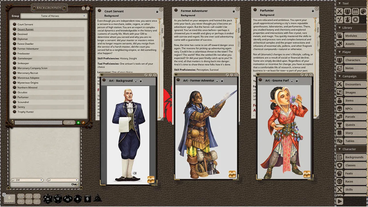 Fantasy Grounds - Tome of Heroes Screenshot 4
