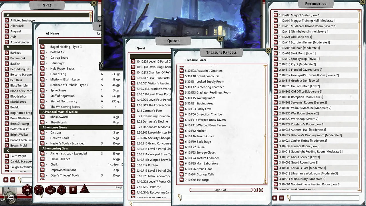 Fantasy Grounds - Pathfinder 2 RPG - Abomination Vaults Screenshot 2
