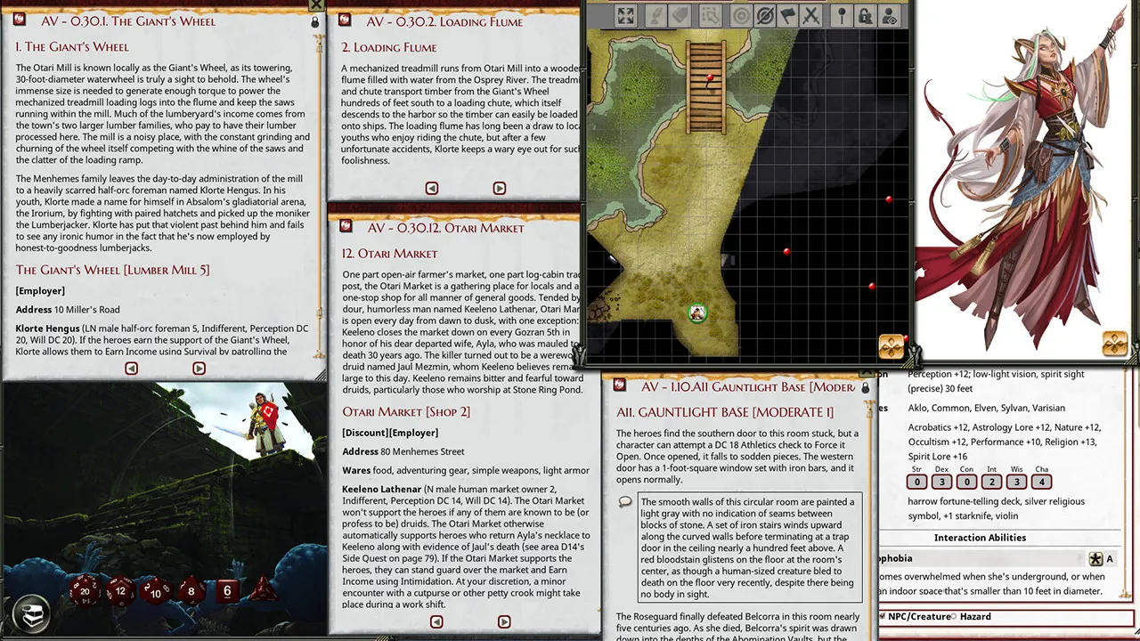 Fantasy Grounds - Pathfinder 2 RPG - Abomination Vaults Screenshot 3