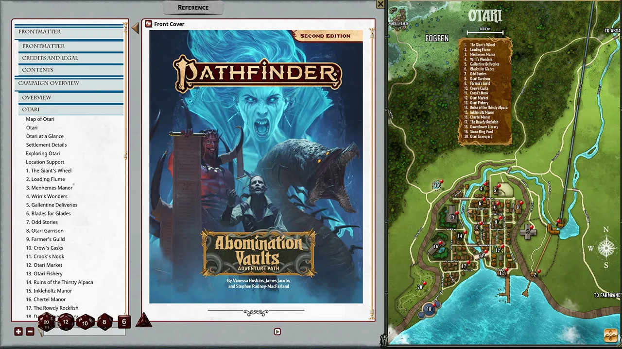 Fantasy Grounds - Pathfinder 2 RPG - Abomination Vaults Screenshot 4