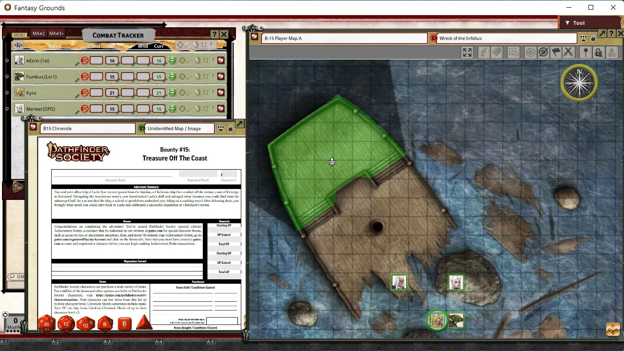 Fantasy Grounds - Pathfinder 2 RPG - Pathfinder Bounty #15: Treasure off the Coast Screenshot 4
