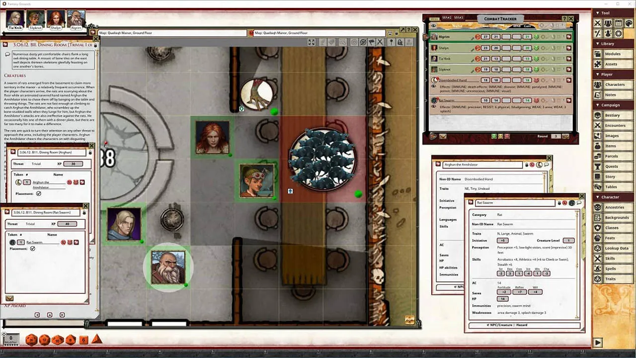 Fantasy Grounds - Pathfinder 2 RPG - Blood Lords AP 1: Zombie Feast Screenshot 3