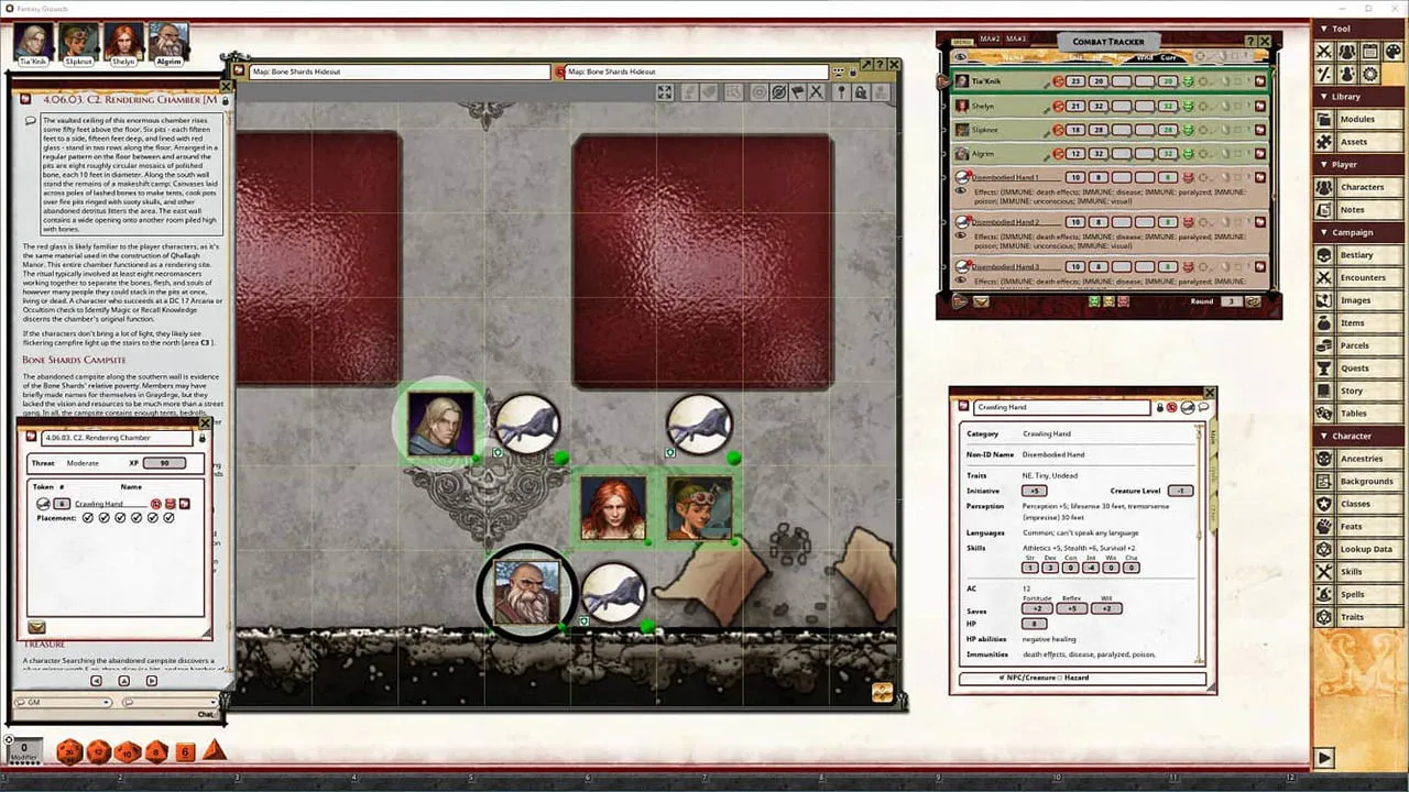 Fantasy Grounds - Pathfinder 2 RPG - Blood Lords AP 1: Zombie Feast Screenshot 2