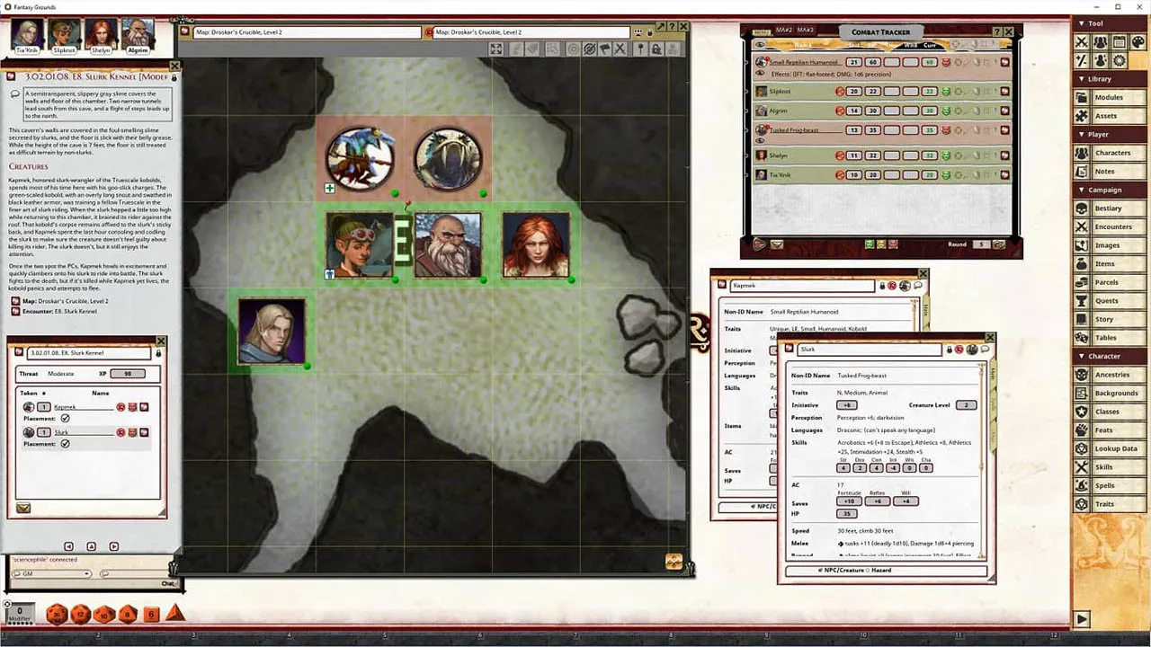 Fantasy Grounds - Pathfinder 2 RPG - Pathfinder Adventure: Crown of the Kobold King Anniversary Edition Screenshot 2