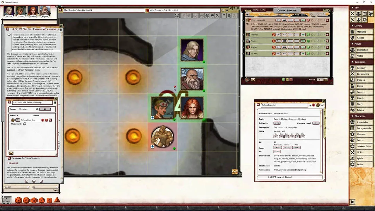Fantasy Grounds - Pathfinder 2 RPG - Pathfinder Adventure: Crown of the Kobold King Anniversary Edition Screenshot 3