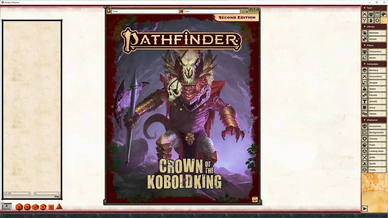 Fantasy Grounds - Pathfinder 2 RPG - Pathfinder Adventure: Crown of the Kobold King Anniversary Edition Screenshot 0
