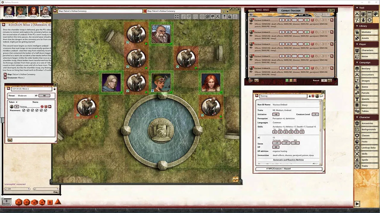 Fantasy Grounds - Pathfinder 2 RPG - Pathfinder Adventure: Crown of the Kobold King Anniversary Edition Screenshot 6