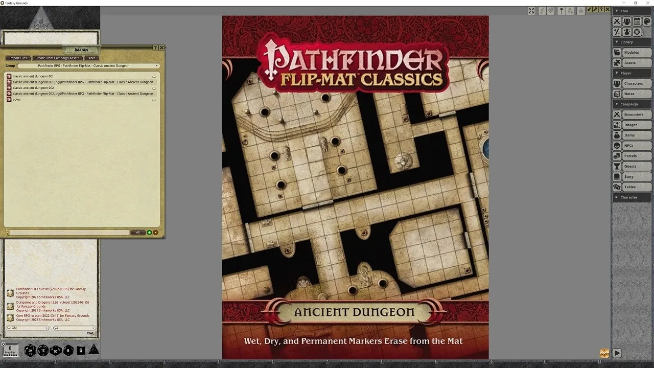 Fantasy Grounds - Pathfinder RPG - Pathfinder Flip-Mat - Classic Ancient Dungeon Screenshot 1