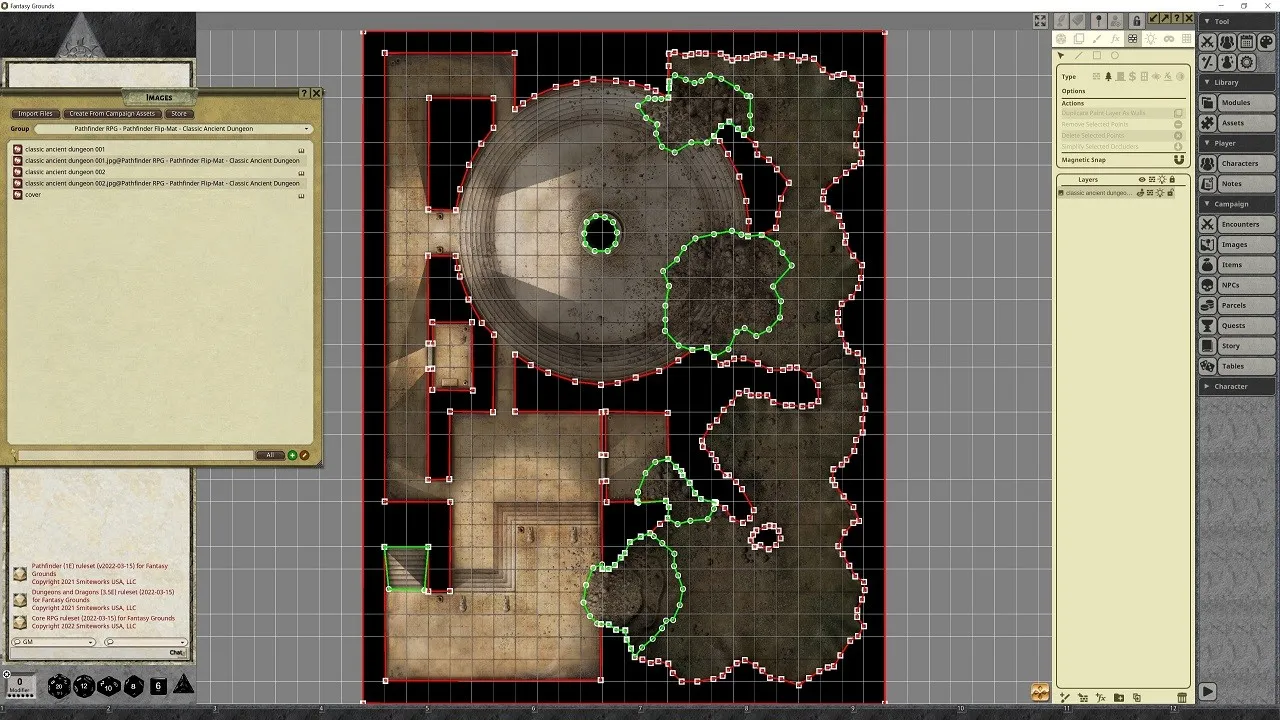 Fantasy Grounds - Pathfinder RPG - Pathfinder Flip-Mat - Classic Ancient Dungeon Screenshot 2