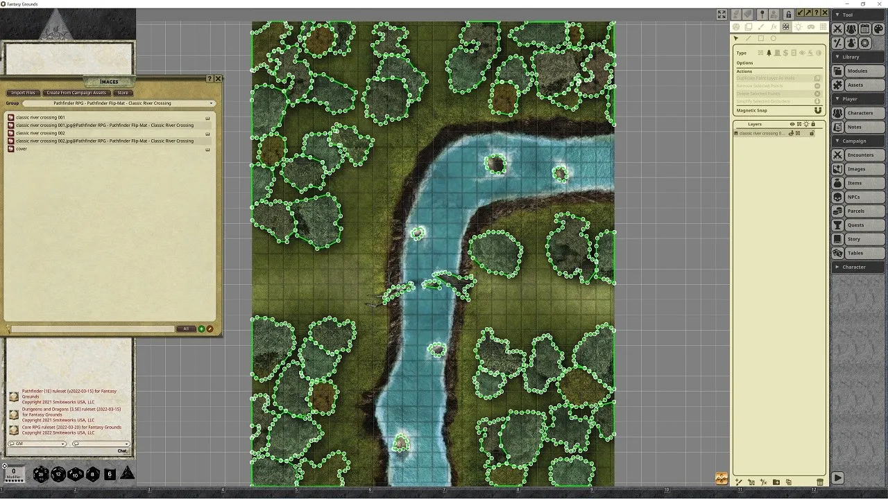 Fantasy Grounds - Pathfinder RPG - Pathfinder Flip-Mat - Classic River Crossing Screenshot 3