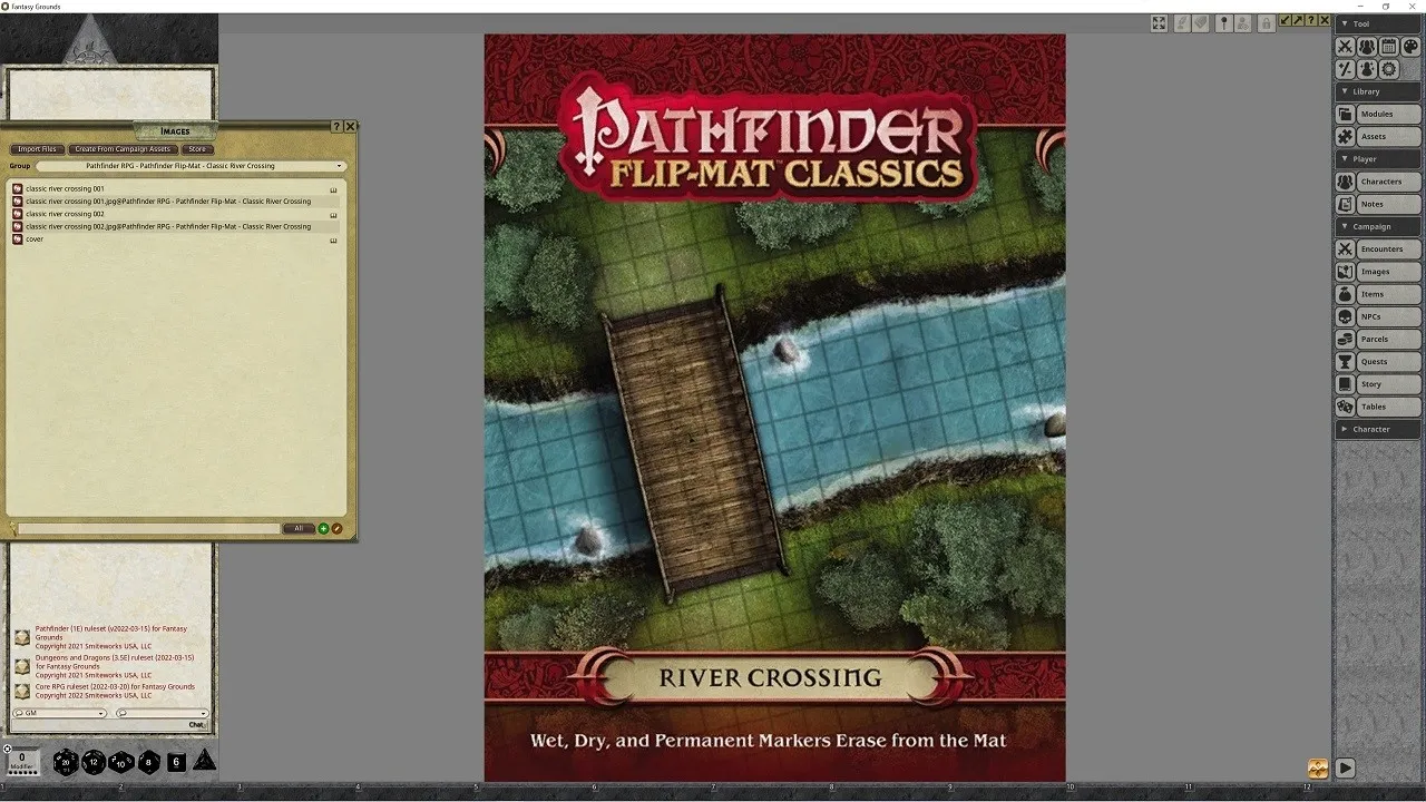 Fantasy Grounds - Pathfinder RPG - Pathfinder Flip-Mat - Classic River Crossing Screenshot 4