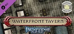Fantasy Grounds - Pathfinder RPG - Pathfinder Flip-Mat - Classic Waterfront Tavern