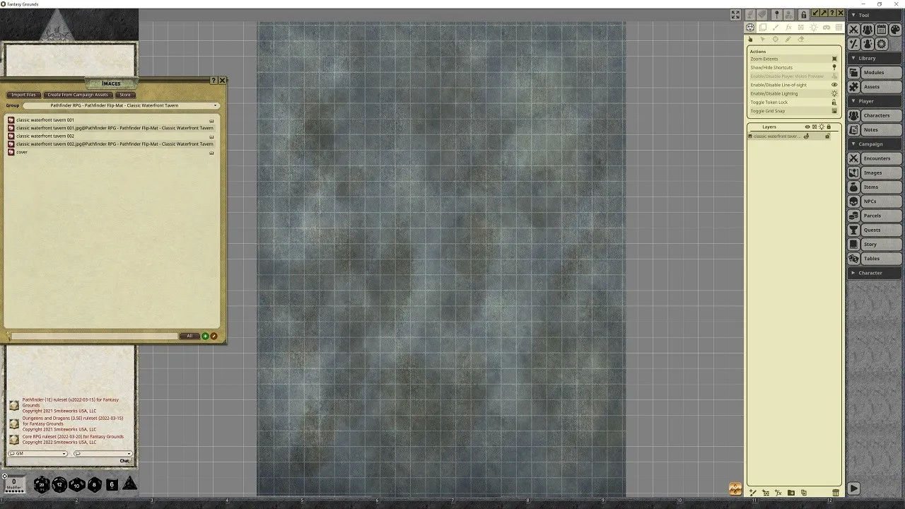 Fantasy Grounds - Pathfinder RPG - Pathfinder Flip-Mat - Classic Waterfront Tavern Screenshot 0