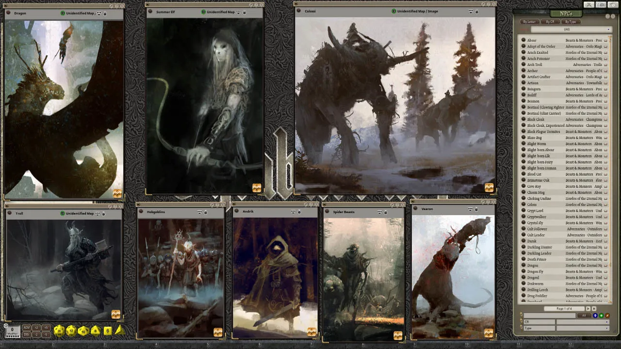 Fantasy Grounds - Ruins of Symbaroum - Bestiary Screenshot 4