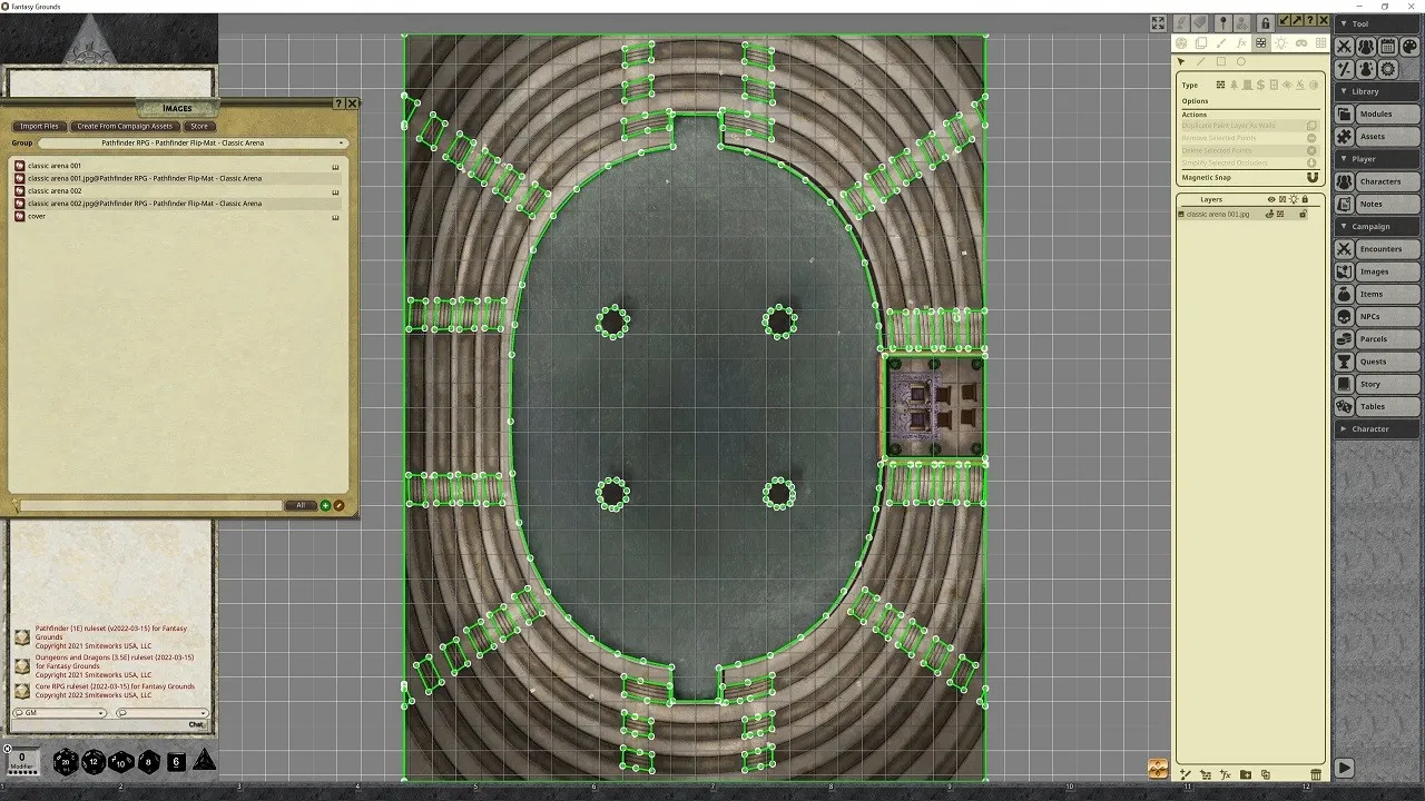 Fantasy Grounds - Pathfinder RPG - Pathfinder Flip-Mat - Classic Arena Screenshot 3