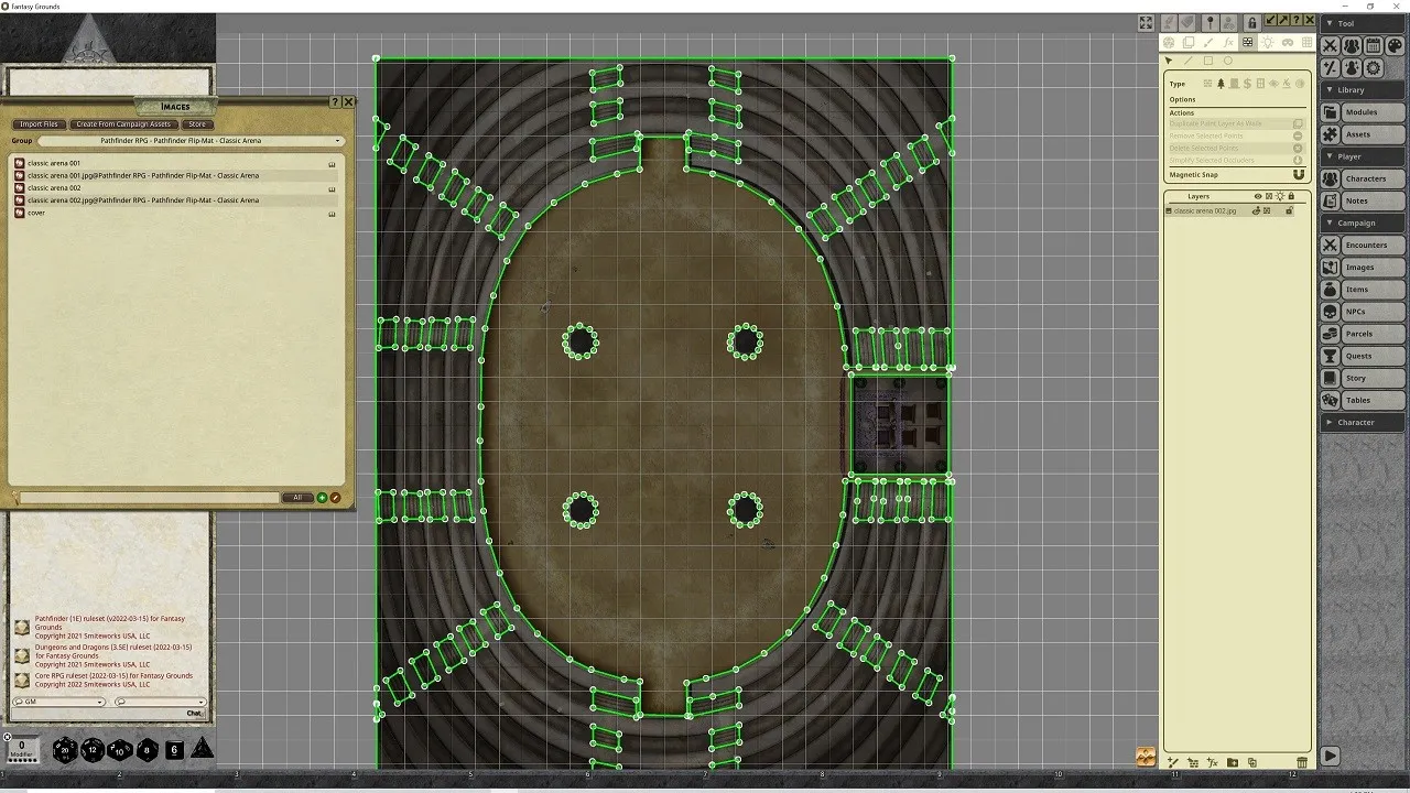 Fantasy Grounds - Pathfinder RPG - Pathfinder Flip-Mat - Classic Arena Screenshot 4