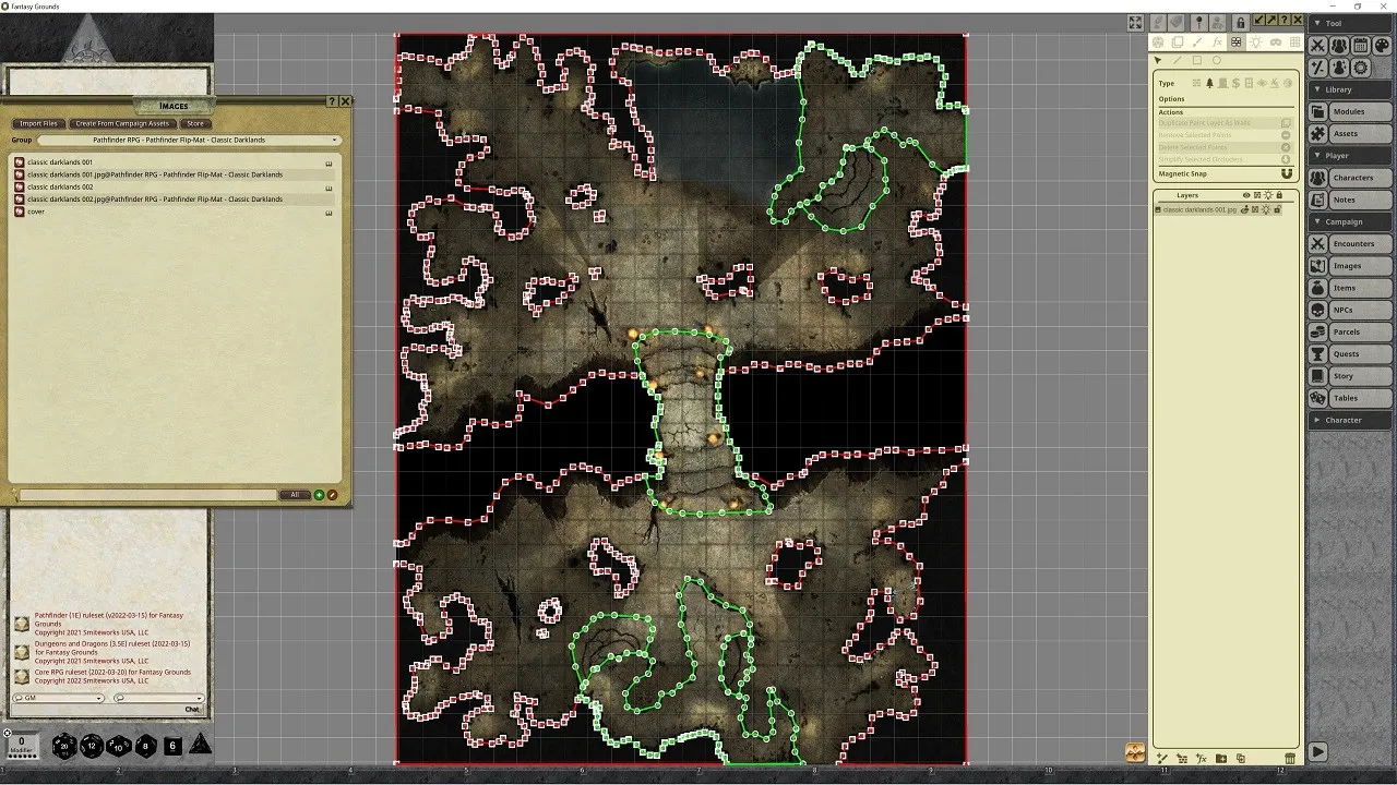 Fantasy Grounds - Pathfinder RPG - Pathfinder Flip-Mat - Classics Darklands Screenshot 3