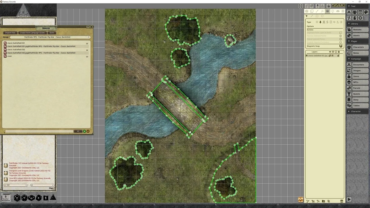Fantasy Grounds - Pathfinder RPG - Pathfinder Flip-Mat - Classic Battlefield Screenshot 3