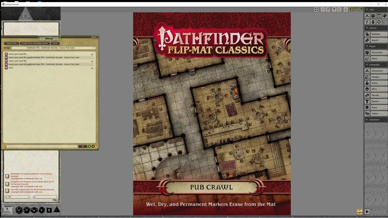 Fantasy Grounds - Pathfinder RPG - Pathfinder Flip-Mat - Classic Pub Crawl Screenshot 0