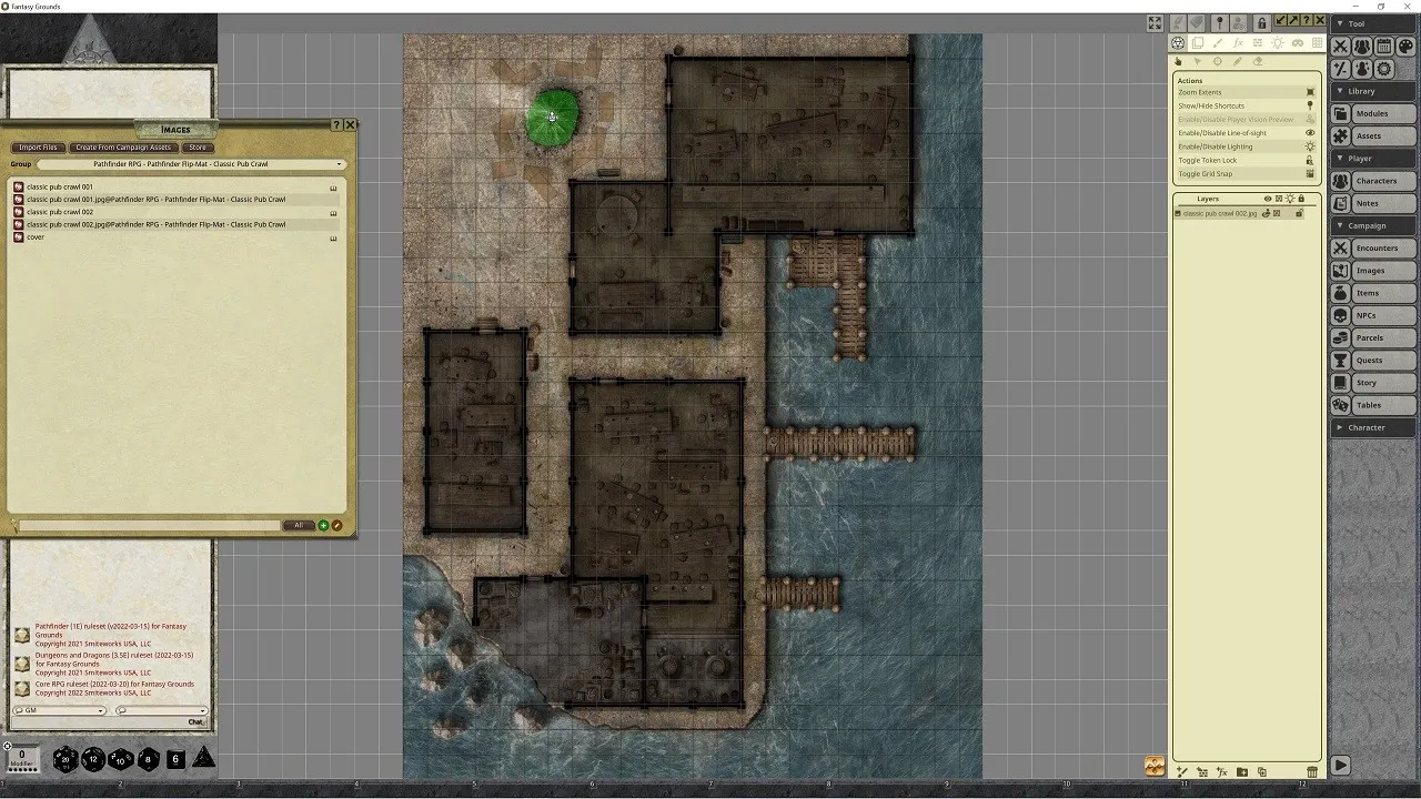 Fantasy Grounds - Pathfinder RPG - Pathfinder Flip-Mat - Classic Pub Crawl Screenshot 1