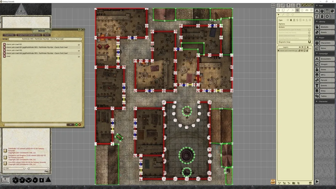 Fantasy Grounds - Pathfinder RPG - Pathfinder Flip-Mat - Classic Pub Crawl Screenshot 2