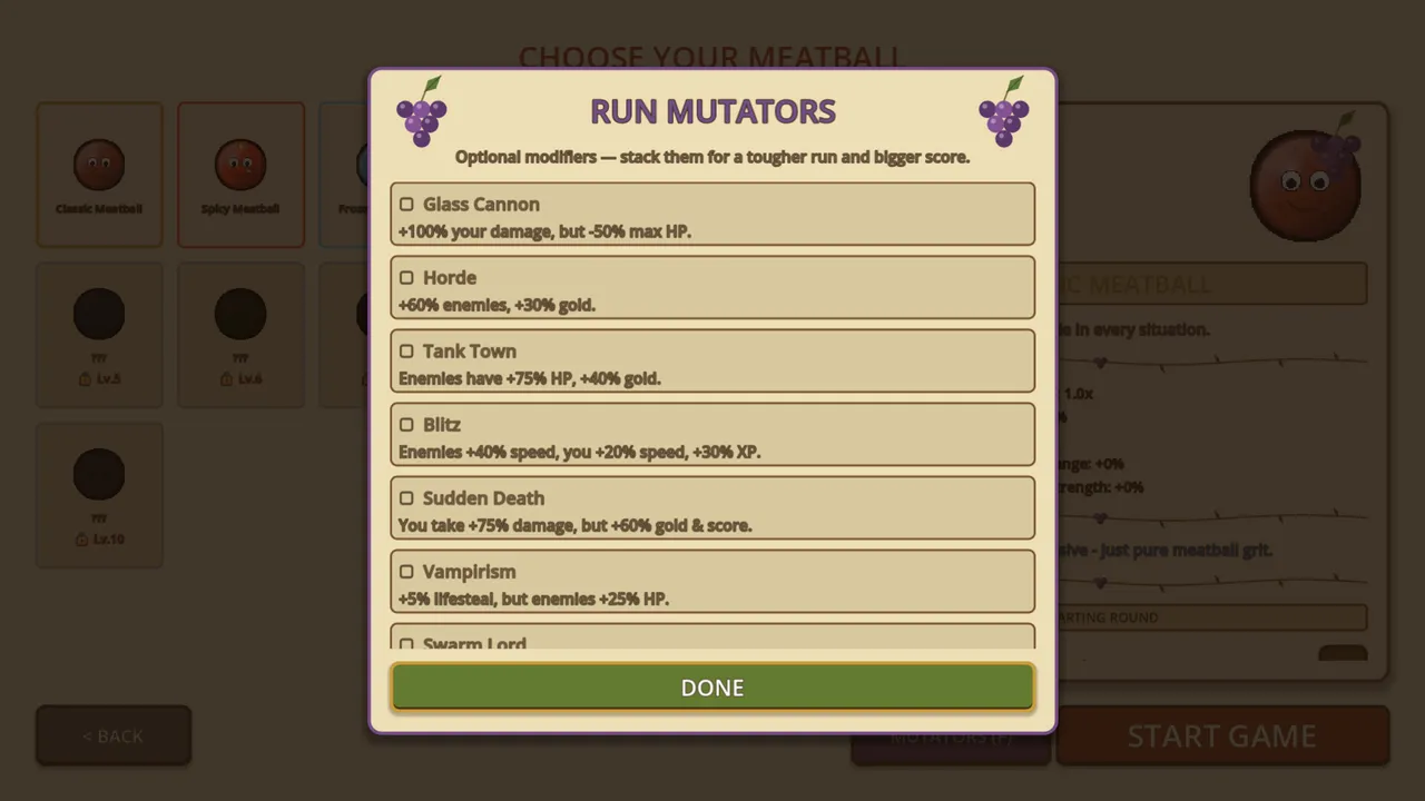 Meatballs Screenshot 3