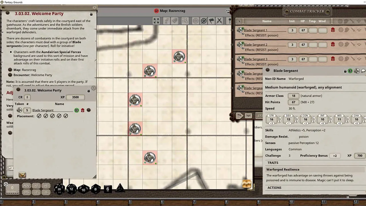 Fantasy Grounds - D&D Adventurers League EB-10 Judgment of Iron Screenshot 1
