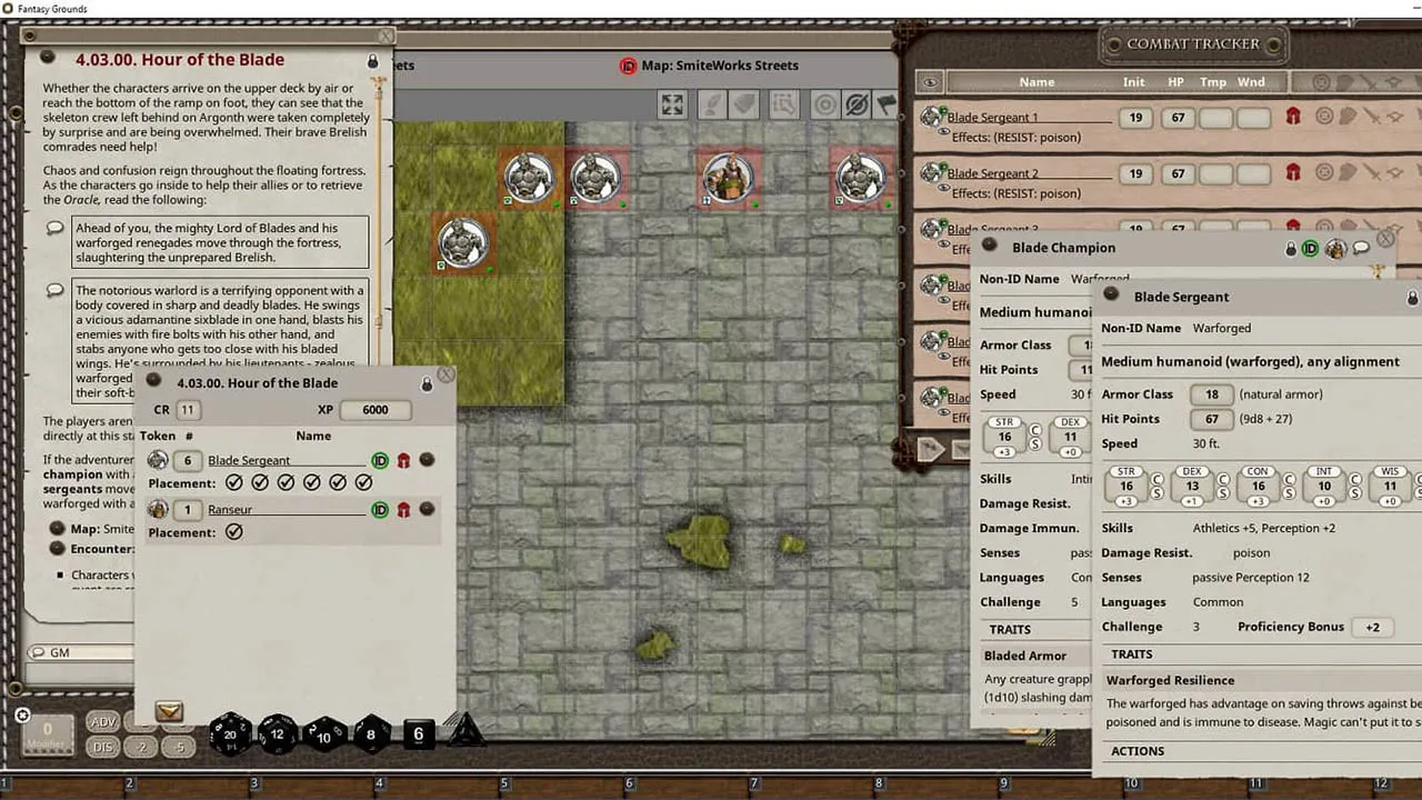 Fantasy Grounds - D&D Adventurers League EB-10 Judgment of Iron Screenshot 4