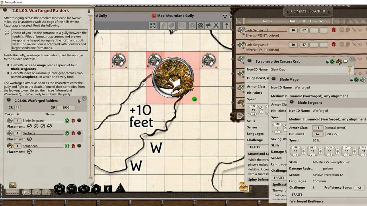 Fantasy Grounds - D&D Adventurers League EB-10 Judgment of Iron Screenshot 2