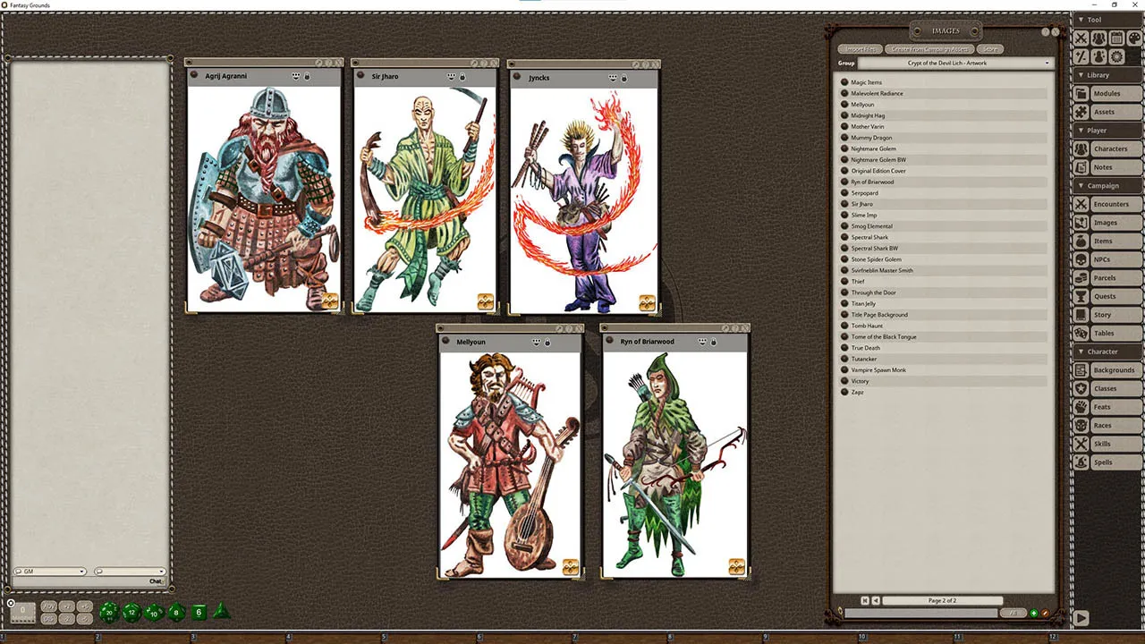 Fantasy Grounds - Crypt of the Devil Lich Screenshot 0