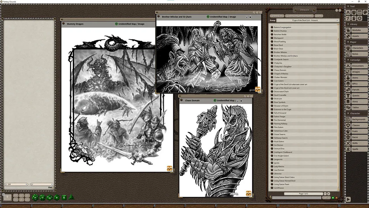 Fantasy Grounds - Crypt of the Devil Lich Screenshot 4