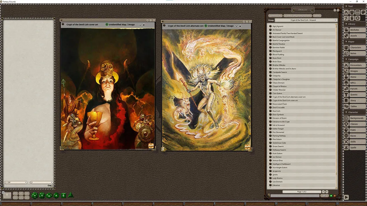 Fantasy Grounds - Crypt of the Devil Lich Screenshot 2