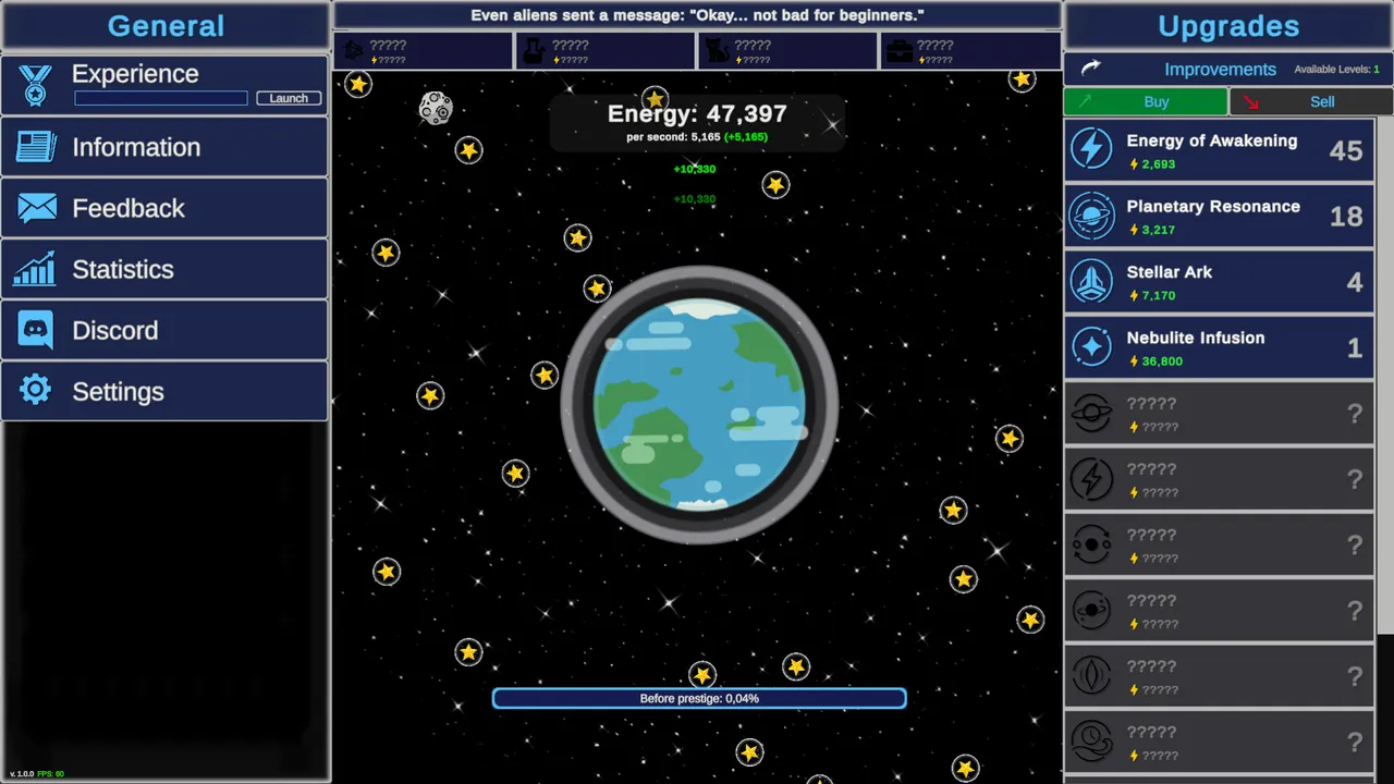 Clicker Astro Planet 2 Screenshot 0