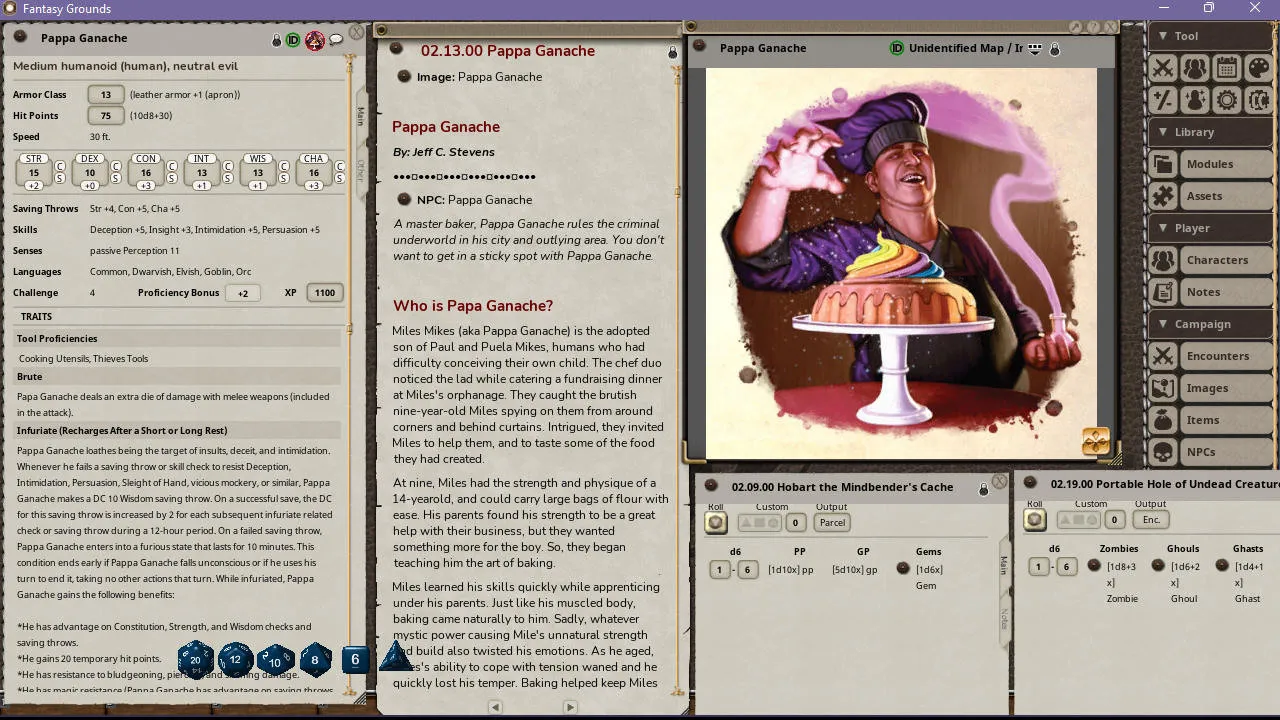 Fantasy Grounds - Potbellied Kobold's Guide to Villains & Lairs Screenshot 3