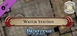 Fantasy Grounds - Pathfinder RPG - Pathfinder Flip-Mat - Classic Watch Station