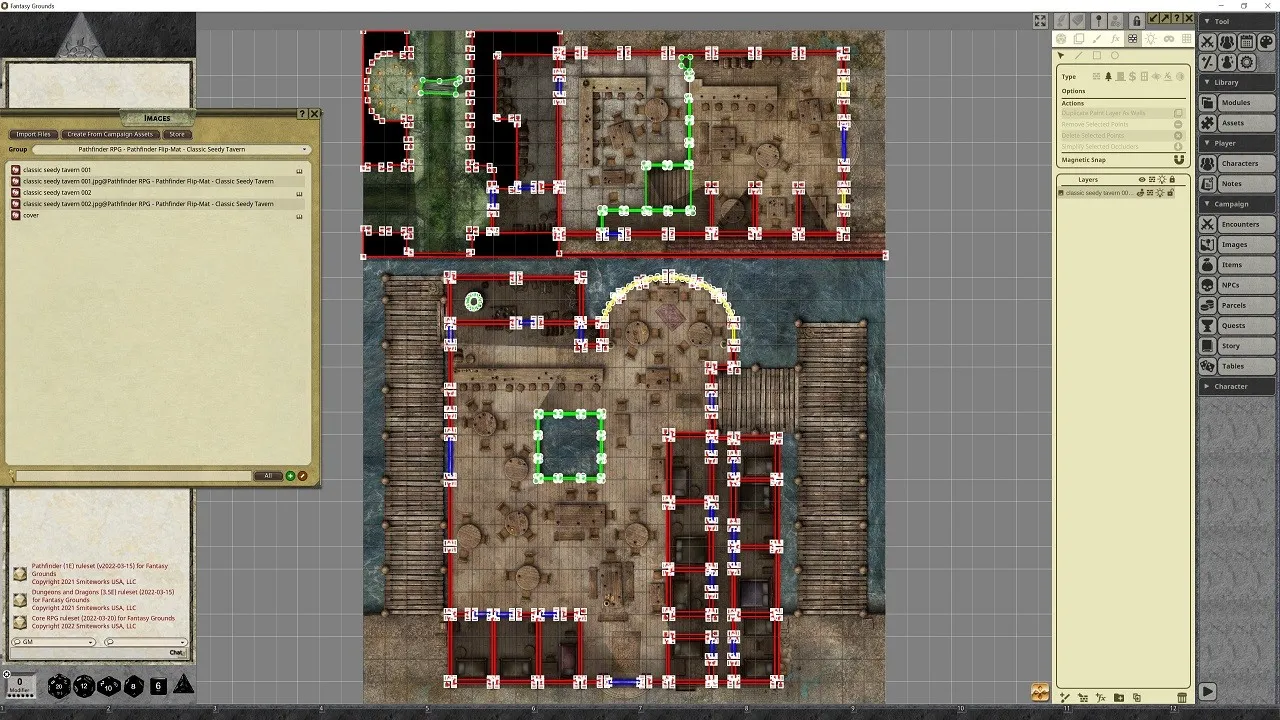 Fantasy Grounds - Pathfinder RPG - Pathfinder Flip-Mat - Classic Seedy Tavern Screenshot 3
