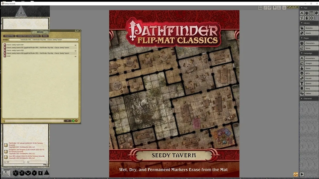 Fantasy Grounds - Pathfinder RPG - Pathfinder Flip-Mat - Classic Seedy Tavern Screenshot 0