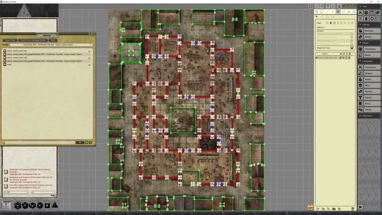 Fantasy Grounds - Pathfinder RPG - Pathfinder Flip-Mat - Classic Seedy Tavern Screenshot 4