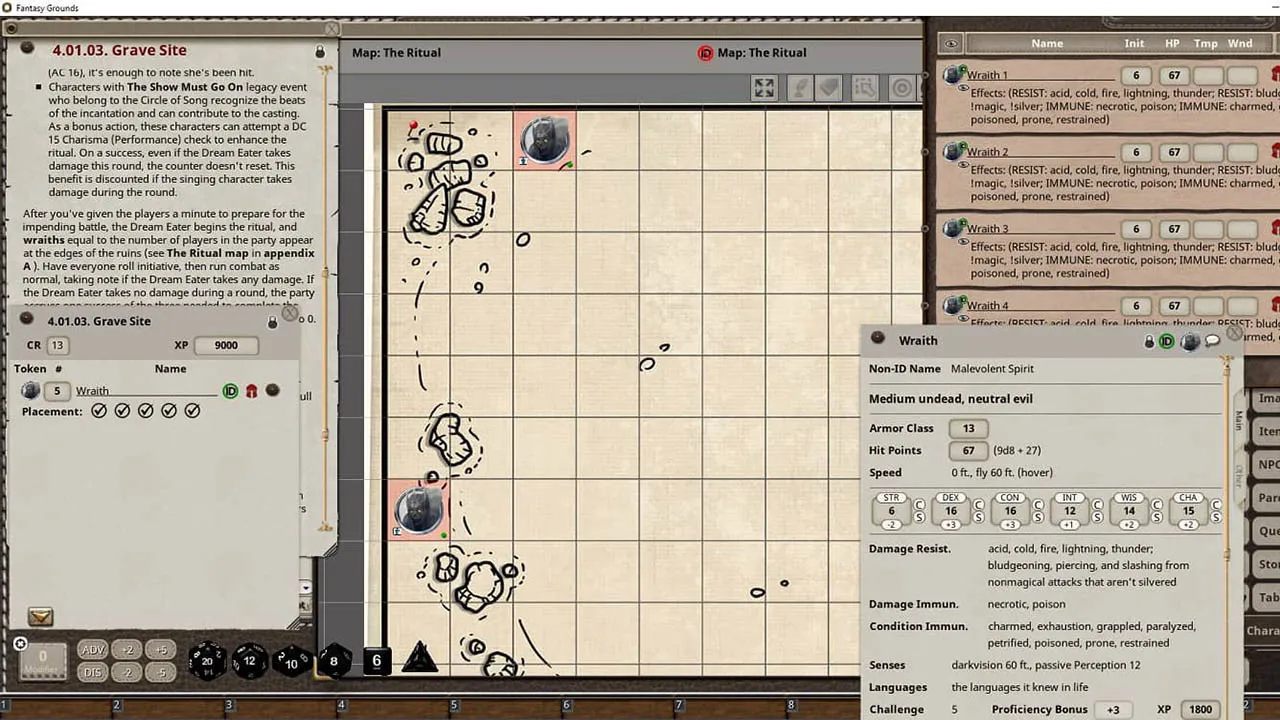 Fantasy Grounds - D&D Adventurers League EB-15 Dream Eater Screenshot 2