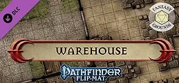Fantasy Grounds - Pathfinder RPG - Pathfinder Flip-Mat - Classic Warehouse