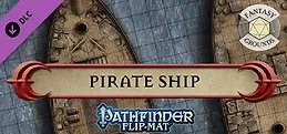 Fantasy Grounds - Pathfinder RPG - Pathfinder Flip-Map - Classic Pirate Ship