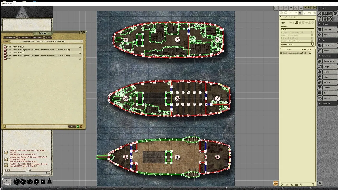 Fantasy Grounds - Pathfinder RPG - Pathfinder Flip-Map - Classic Pirate Ship Screenshot 4