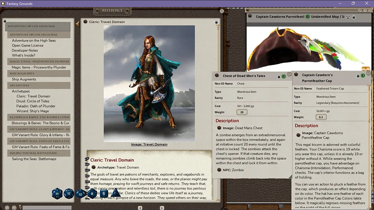 Fantasy Grounds - Adventure on the High Seas Screenshot 1