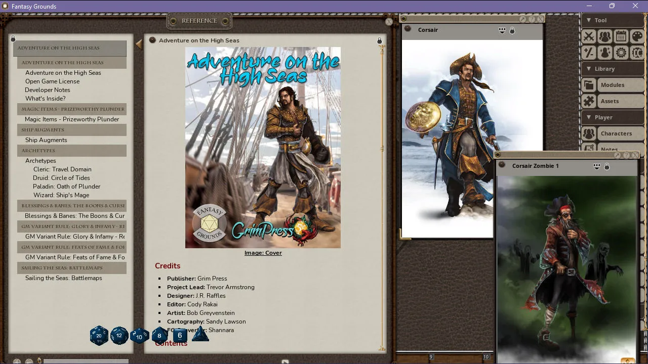 Fantasy Grounds - Adventure on the High Seas Screenshot 2