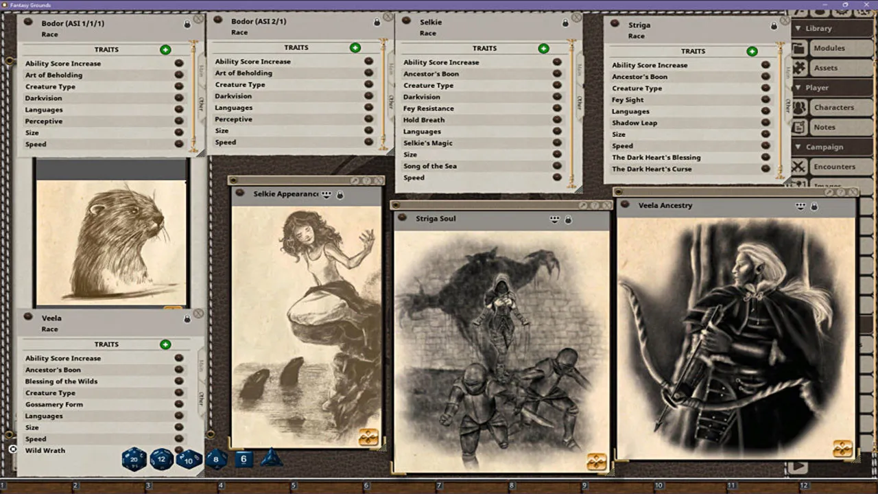Fantasy Grounds - Professor Gilroy's Guide to Fey Screenshot 0