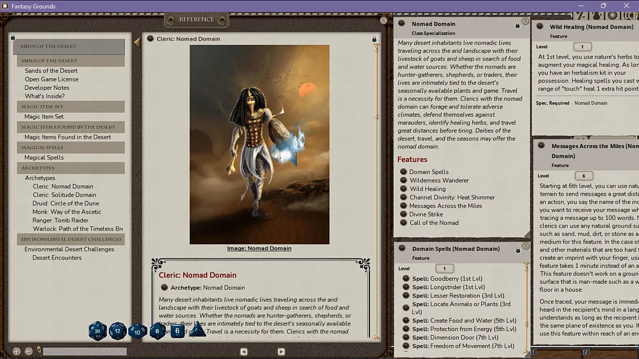Fantasy Grounds - Sands of the Desert Screenshot 2