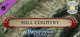 Fantasy Grounds - Pathfinder RPG - Pathfinder Flip-Mat - Classic Hill Country