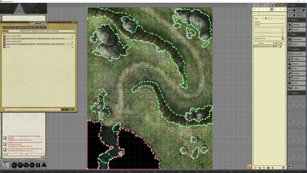 Fantasy Grounds - Pathfinder RPG - Pathfinder Flip-Mat - Classic Hill Country Screenshot 4