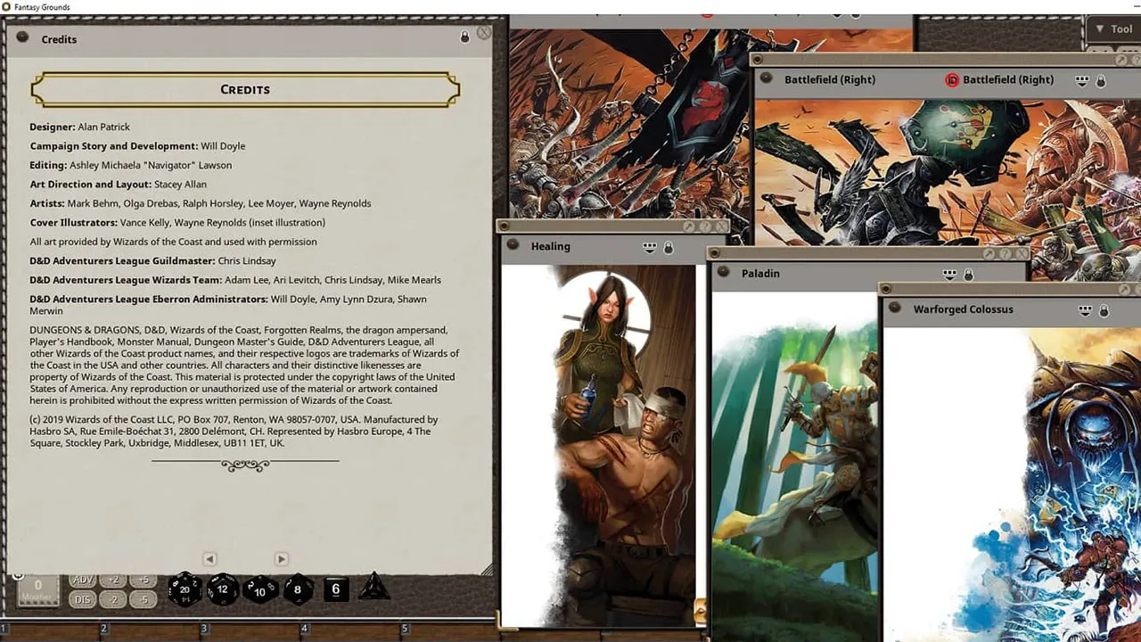 Fantasy Grounds - D&D Adventurers League EB-18 Scales of War Screenshot 3