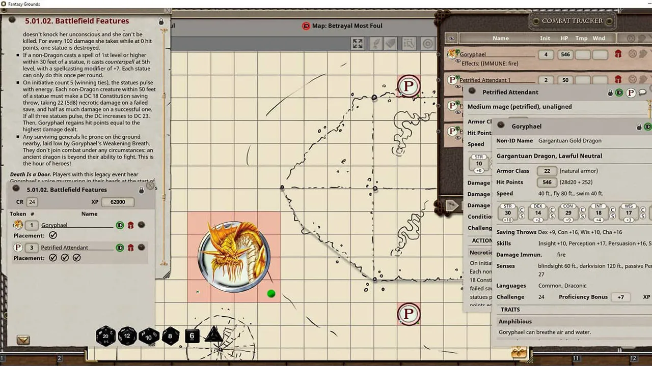 Fantasy Grounds - D&D Adventurers League EB-18 Scales of War Screenshot 2